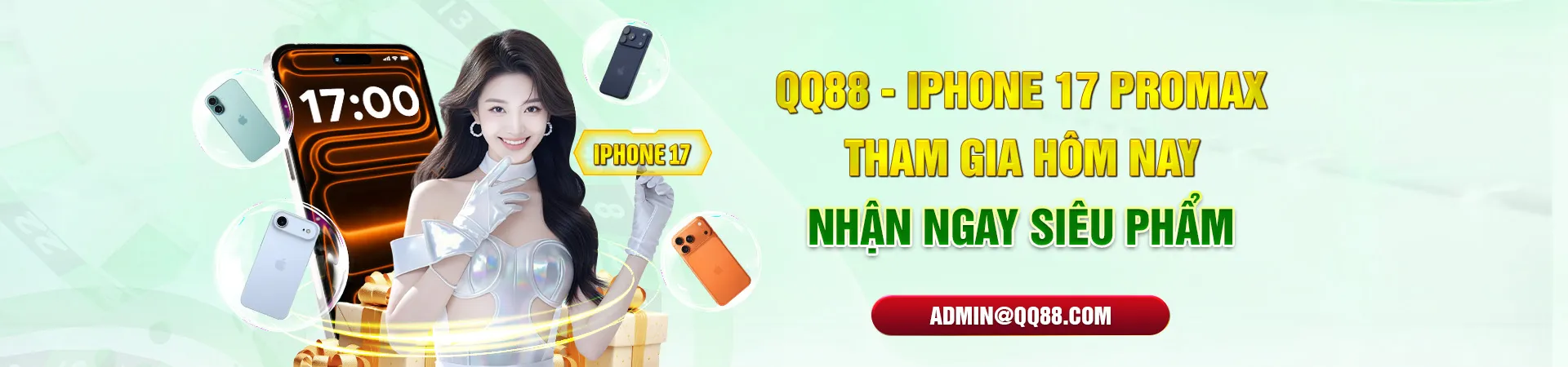 QQ88 iphone 17 promax tham gia ngay hôm nay